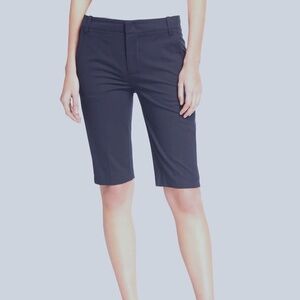 Vince Coin-Pocket Bermuda Shorts Navy Blue Size 2